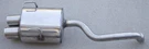 New Ansa Sport Stainless Steel Exhaust Muffler For Fiat 1.4 2012-2018 FA500. Fixed Price $199.00.