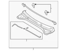 Genuine Hyundai Cowl Grille 86150-F3500. Fixed Price $333.89.