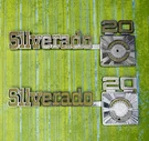 74 75 76 77 78 79 80 Chevrolet Truck Silverado 20 Fender Emblem Set Oem 349695. Fixed Price $82.00.
