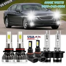 For Lexus LS460 2007-2012 -led Hid Headlight High&low Beam + Fog Bulbs Kit. Fixed Price $37.67.