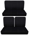 Fits 1958 1968 Ford Galaxie 2DOOR Front 50-50 Top And Rear Bench Seat Covers. Fixed Price $149.99.