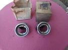 1956 Pontiac Front Bumper Guards, Lh And Rh, Nos! Bullets 521794, 521795. Fixed Price $359.99.