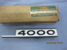 Nos 1960 1961 Gmc 4000 Truck Fender Emblem Lh Side # 2394478 2391865. Fixed Price $105.00.