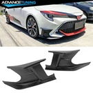 For 19-25 Toyota Corolla Hatchback E210 5-DOOR Matte Black Front Bumper Canards. Fixed Price $149.99.