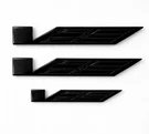 Gloss Black Cadillac V-series Emblems Gm Two Large And One Small Escalade Oem. Fixed Price $229.00.
