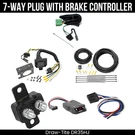 Drawtite 7-WAY Trailer Wiring Kit + Brake Control For 99-04 Jeep Grand Cherokee. Fixed Price $324.99.