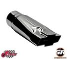 Jones 2.5" Chevrolet Bow Tie Stainless Steel Exhaust Tip (JCB212-SS). Fixed Price $37.00.