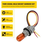 Headlight Turn Signal Bulb Socket Harness Set For Nissan Rogue Altima Pathfinder. Fixed Price $11.39.