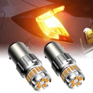 Auxito 1157 Yellow Amber Led Turn Signal Light Bulb Lamp 1200LM Error Free 2F23. Fixed Price $12.34.