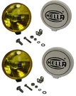 Pair Of Hella 500 Series Classic Yellow Fog Lights Halogen 55 Watt 6 Inch Round. Fixed Price $139.95.