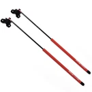 Red Rear Window Lift Supports Shocks Struts Fit For 1997-2006 Jeep Wrangler Tj. Fixed Price $32.28.