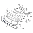 For Hyundai Kona 2022-2023 86587J9NA0 Front Center Bumper Trim. Fixed Price $83.66.