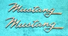 1968 Fastback Coupe Convertible Orig Fender 'mustang' Emblem Nameplates. Fixed Price $99.00.