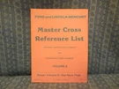 1980-1981 Ford Lincoln Mercury Truck Master Cross Reference List Manual Mustang. Fixed Price $16.99.