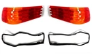 Mercedes-benz W107 Right+left Us Tail Light Lenses Pair Of Seals, New. Fixed Price $449.00.