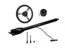 1955-56 Chevy Bel-air 30'' Black Tilt Steering Column Floor Shift & 14'' Wheel. Fixed Price $305.00.