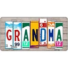Grandma Art 6" X 12" Novelty Metal License Plate - Auto Tag & Wall Deco. Fixed Price $11.99.