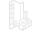 Genuine Volkswagen Lower Bracket 57N-810-334. Fixed Price $15.85.