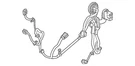 Genuine Gm Rear Driver Side Door Wiring Harness 84007106. Fixed Price $24.38.