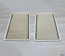 1984 1985 1986 Chrysler Lebaron Turbo Hood Louvre Louver Pair Beige Genuine Oem. Fixed Price $129.89.