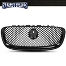 Front Bumper Upper Grille Gloss Black Fit For 2012-2015 Jaguar Xfr. Fixed Price $117.68.