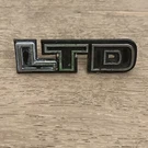 Vintage Ford Ltd Emblem Badge Chrome & Black Metal Oem Pt #E3DB-5442550 Aa DC2. Fixed Price $15.00.