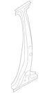 Genuine Subaru Center Pillar Reinforced 51456AN09A9P. Fixed Price $290.09.