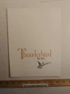 Vintage 1961 Ford Motor Company Thunderbird Sales Brochure. Fixed Price $12.99.
