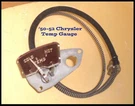 Vintage Nos 1950-1952 Chrysler Temperature Gauge 1949 Ny Windsor Convertible. Fixed Price $99.50.