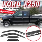 Fits 99-16 Ford F250 Superduty Extended Cab Window Visor Smoke Shade Guards 4PCS. Fixed Price $42.49.