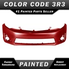 New Painted *3R3 Red* Front Bumper Cover Replacement For 2012-2014 Toyota Camry. Fixed Price $430.99.