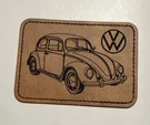 Volkswagen Beetle Hat Patch Self Adhesive Iron Leather Trucker 3.5 X2.5. Fixed Price $5.00.