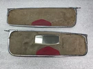 46 47 48 Sun Visors Gm Pair W Beveled Mirror Chevy Pontiac Buick Style PONIN4938. Fixed Price $124.37.