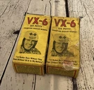Vtg Nascar Winner Lee Petty Endorsed 1953 VX-6 Battery Additive (2) Boxes. Fixed Price $28.50.