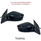 Pair Side Mirror For 2015-2018 Nissan Versa With Power Turn Signal Ptm 5PIN. Fixed Price $128.50.