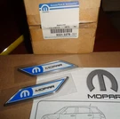 2013-16 Dodge Dart 2015-17 Chrysler 200 "mopar" Decal Emblem Pair Oem 82213379. Fixed Price $24.99.