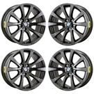 Set Of 4 Staggered 19X9/19X9 Bmw X5 Pvd Black Chrome Wheels Rims Oem. Fixed Price $1695.95.