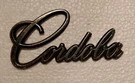 1970S Chrysler Cordoba Metal Emblem Chrome Script 3811450 55062 51380 5.25 Used. Fixed Price $9.99.