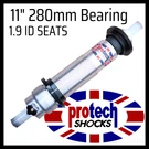 11" 280MM Open Bearing Absorber Coilover Protech Shocks Fully Adjustable. Fixed Price $232.72.