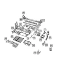 Genuine Mopar B-pillar Reinforcement Left 68203070AC. Fixed Price $85.87.