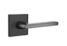 Emtek 5050HLOUS19LH Square Rosette Dummy Pair Helios Lever - Flat Black (US19). Fixed Price $84.15.