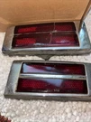 Pair 1941 - 1948 Packard Stimsonite Tail Light Assembly Oem Is. Fixed Price $65.00.
