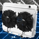 67-70 Ford Mustang Cougar 3-ROW Cooling RADIATOR+12V Fan Shroud Replacement. Fixed Price $204.88.