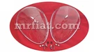 Alfa Romeo Spider Carello Front Headlight Covers Set 1966-93 New. Fixed Price $220.00.