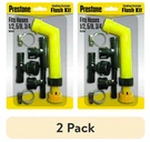 (2 Pack) Prestone Flush 'n Fill Kit, Prevents Engine Damage From Clogged Radiato. Fixed Price $12.15.