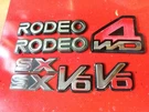 91-97 Isuzu Chevrolet Rodeo Xs V6 4WD Emblem Badge Set Oem 7PC. Fixed Price $22.49.