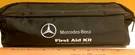Genuine Mercedes Benz Part Emergency First Aid Kit Q 486 0043 Empty Black Bag 9". Fixed Price $14.95.