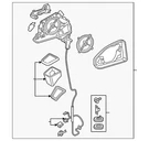 Genuine Audi Mirror Assembly 8W8-857-410-R-9B9. Fixed Price $658.95.