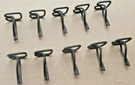 (5/8" X 5/8") Moulding/trim Clips For Old School Classic/vintage Vehicles (10PC). Fixed Price $38.00.