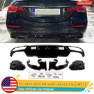Rear Diffuser Exhaust Tips Fits 2016-2020 Mercedes-benz W213 E300 E400 E63 Style. Fixed Price $197.99.